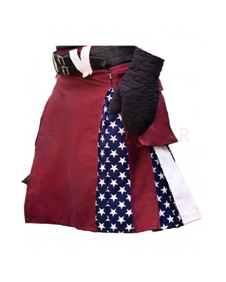 USA flag Style Kilt