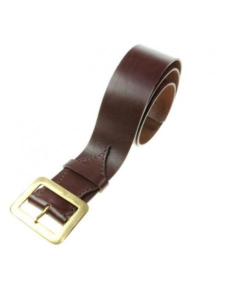 New Mens Leather Grained Kilt Belt