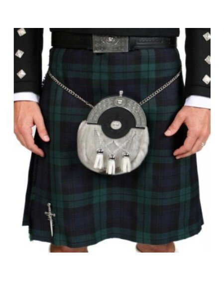 Scottish Active Men Utility Sports Traditional Fashion Black Watch Kilt