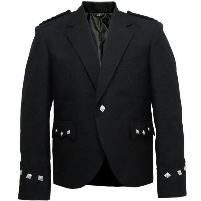 Scottish Black Argyle Jacket