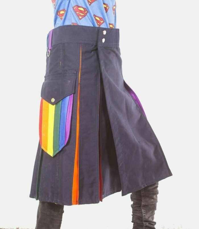 Rainbow Custom Made Rainbow Kilt Designs Fashion Kilt