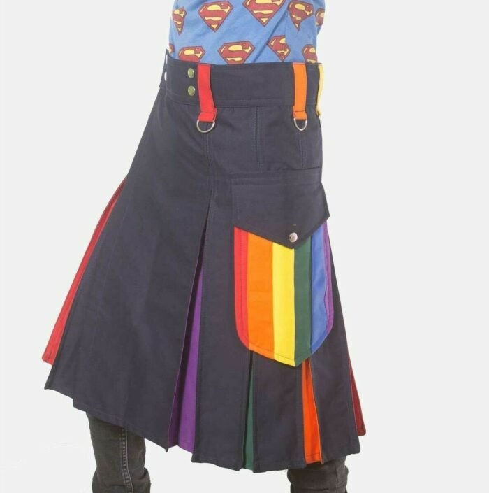 Rainbow Custom Made Rainbow Kilt Designs Fashion Kilt