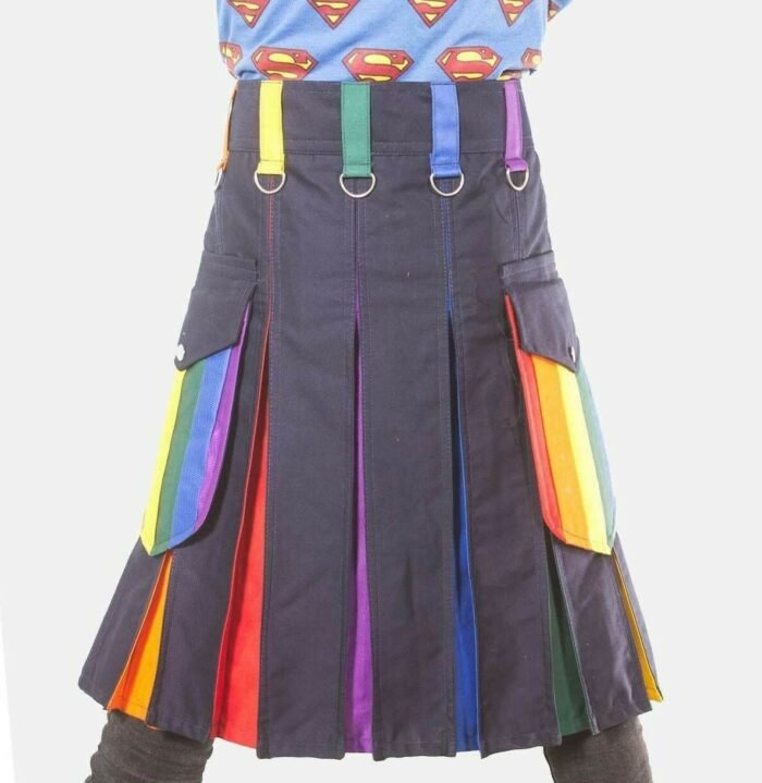 Rainbow Custom Made Rainbow Kilt Designs Fashion Kilt