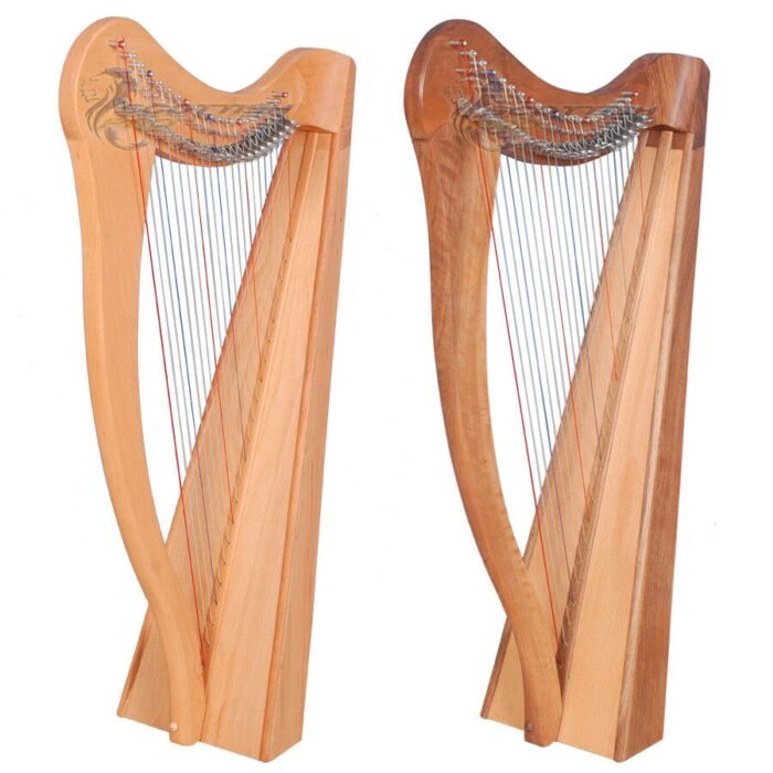 22 String Harp, Celtic Irish Harp, Irish harp with lever