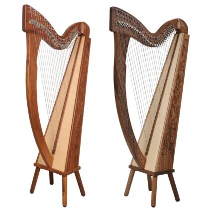 27 String Trinity/Boru Harp, Celtic Irish Harp, Irish harp with lever