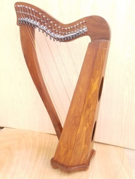 New 22 Strings Harp, Fully Back round Levered and Carry Bag Harp