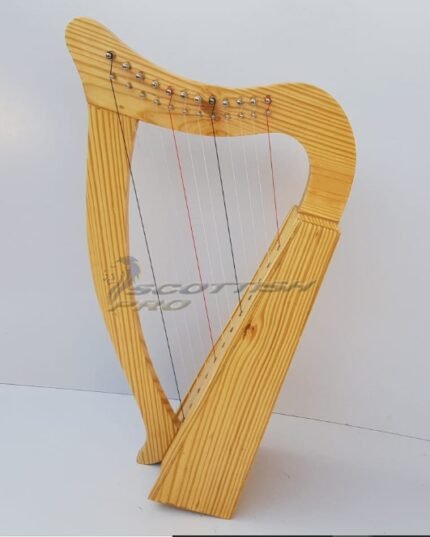 New 15 Strings Baby Harp Mini Harp With Carry Bag Tuning Key and Extra String Set