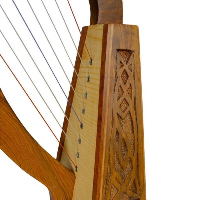 8 Strings Rosewood Knotwork, Celtic Irish harp