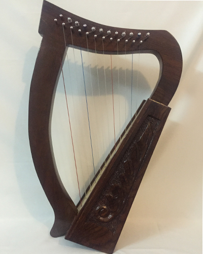 New 12 String Irish Harp With Carry Bag and Extra String set