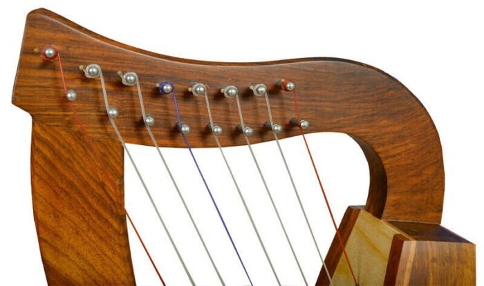 8 Strings Rosewood Knotwork, Celtic Irish harp