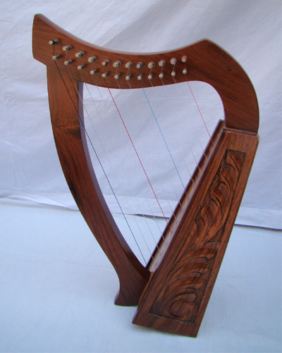 New 12 String Irish Harp With Carry Bag and Extra String set