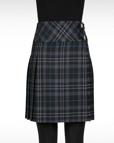 Ladies Kilt in a lightweight pure wool. Made in Scotland with Royal Pride Tartan.