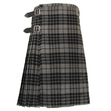 Scottish Men's Highland Grey Nit Grey Kilt