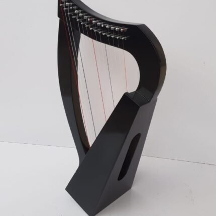15 Strings Baby Harp Mini Harp with Carry Bag Tuning Key and Extra String Set