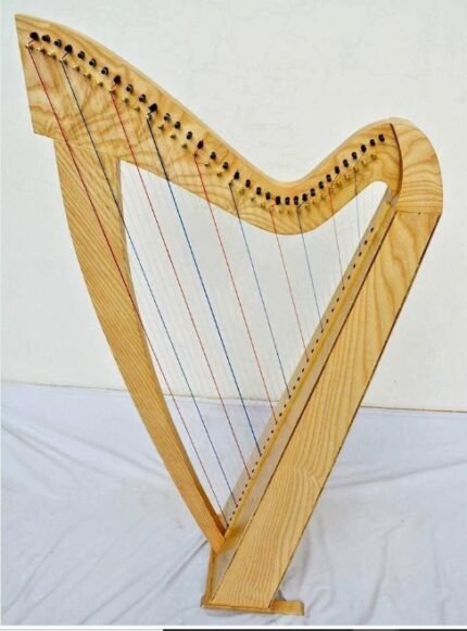 34 Strings Folk Harp Irish Harp Celtic Harp with Deluxe Bag and Tunning Pins