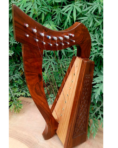 New 8 Strings Rosewood Celtic irish harp