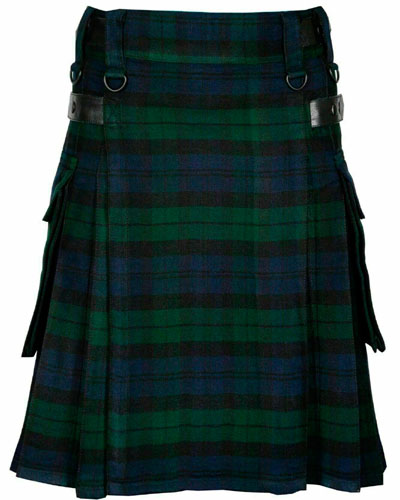 New Black Watch Tartan Men's Scottish Tartan Kilt