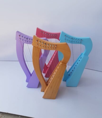 New 8 Strings Baby Harp Gift Harp Mini Harp With Free Carry Bag Tuning Key and Extra String Set