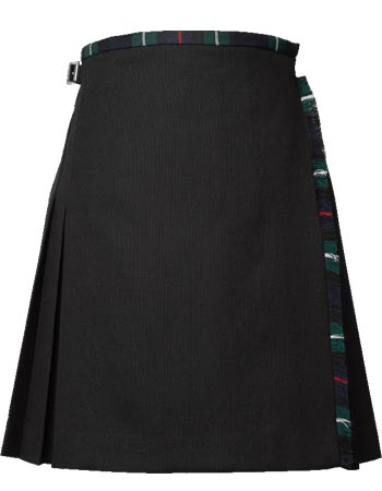 New BLACK MACKENZIE Tartan Kilt