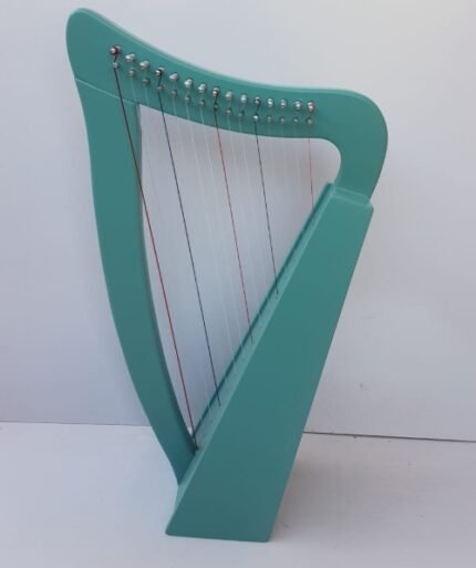 New 15 Strings Baby Harp Mini Harp With Carry Bag Tuning Key and Extra String Set