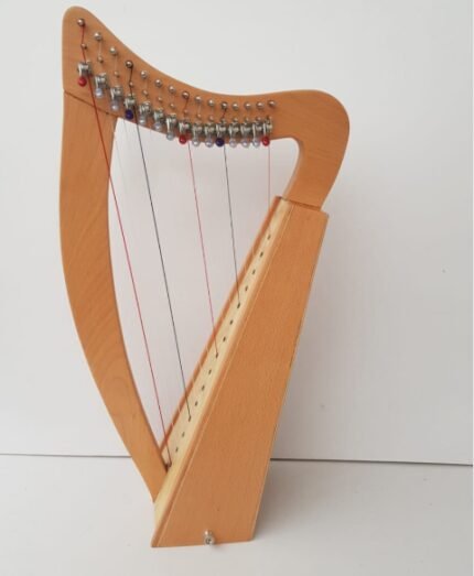 New 15 Strings Baby Harp Mini Harp With Carry Bag Tuning Key and Extra String Set