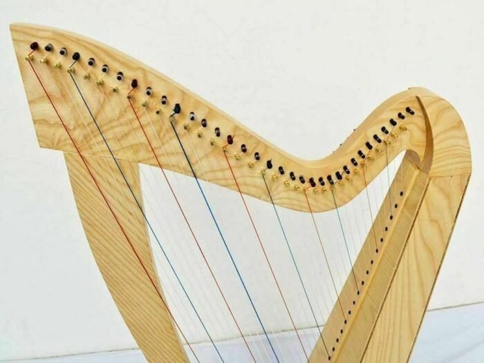 34 Strings Folk Harp Irish Harp Celtic Harp with Deluxe Bag and Tunning Pins