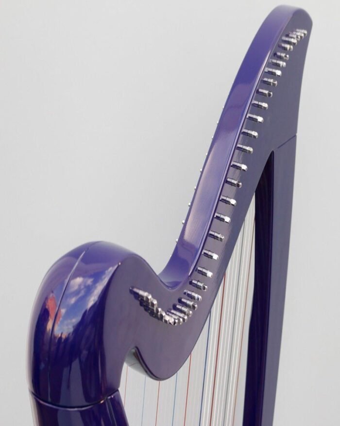 34 string harps with semitone levers in Custom colors With Bag and Padded Bag