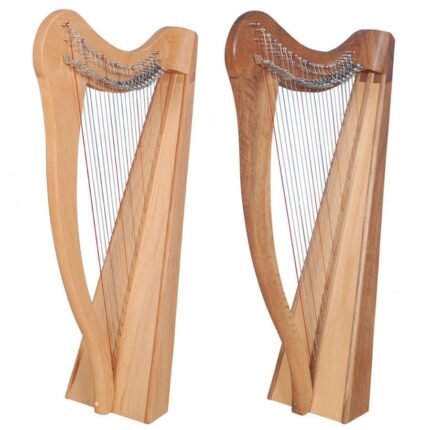 22 String Ard Ri Harp, Celtic Irish Harp, Irish harp with lever