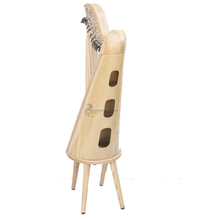 22 Strings Harp, Fully Back round Levered and Carry Bag Harp