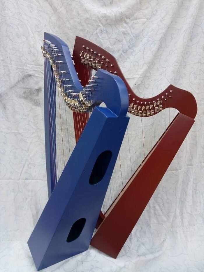 22 String Lever Blue color Harp