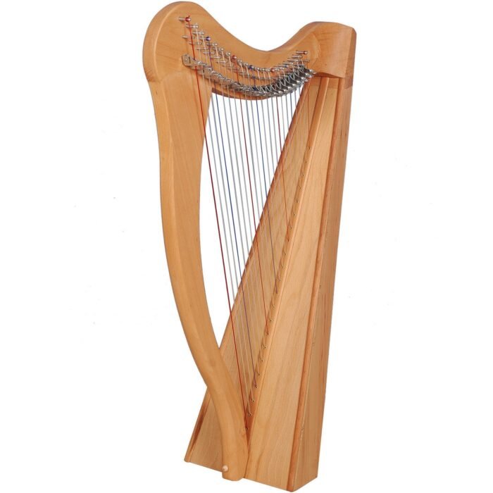 22 String Lever Bech Wood Celtic Irish Harp