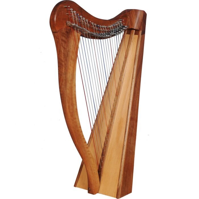 22 String Lever Bech Wood Celtic Irish Harp