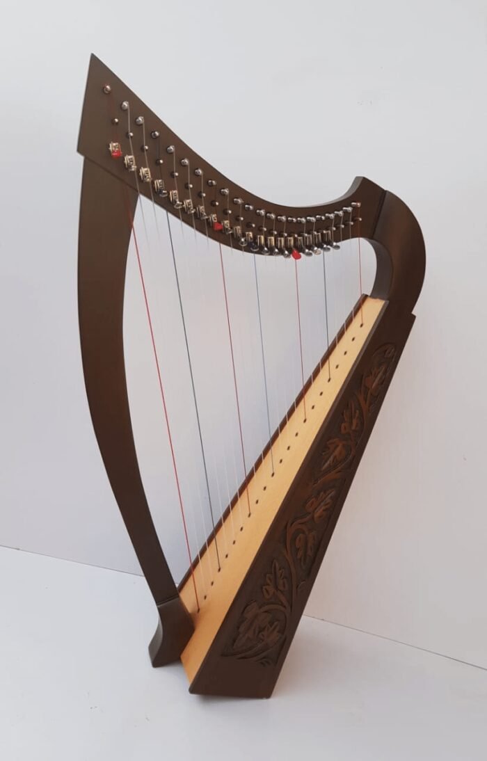 New 22 Strings Lever Harp With Bag and Key