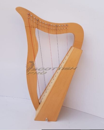 15 Strings Baby Harp Mini Harp With Carry Bag Tuning Key and Extra String Set