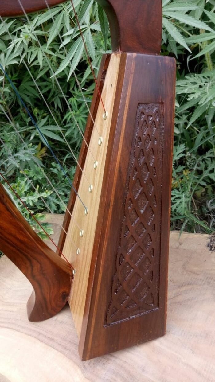 New 8 Strings Rosewood Celtic irish harp