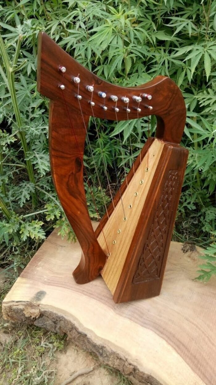 New 8 Strings Rosewood Celtic irish harp