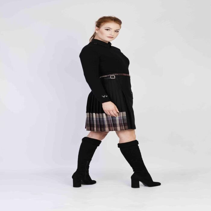 New BLACK TAYBERRY Tartan Kilt